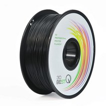 3D BEST Q 탄소 섬유 폴리카보네이트 1.75mm 3D 프린터 필라멘트 치수 정확도 +/- 0.03mm 1KG 스풀 리얼 탄소 섬유 충전재 블랙