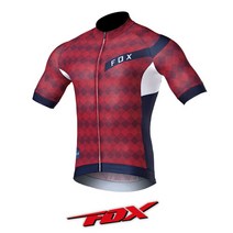 [폭스라이더스] 자전거의류반팔져지 P104 레드 라이딩복