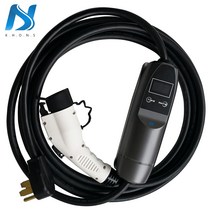 전기차충전기Khons 레벨 2 40 Amp 9.6 KW 플러그인 EV 충전기 휴대용 자동차 가정용/여행용 NEMA 14-50