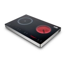 하이쿡 하이브리드 2구 HIC-R200/인덕션+하이라이트 겸용/전기렌지, HIC-R200