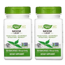 네이처스웨이 Neem Leaf 님리프 950MG 100정 비건캡슐 2개