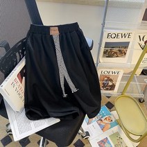 여름 아메리칸 캐주얼 트레이닝 반바지 남여 와이드 5부 팬츠