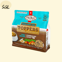 프라이멀 동결건조 토퍼 피쉬 레시피 강아지 고양이 사료 510g SGL, 1개