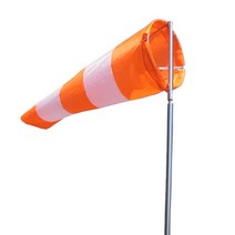 풍향계 풍향기 측량 바람 방향 측정 윈드삭 기상 안전점검 옥외지붕점검, A.레드 화이트 (폴대미포함)
