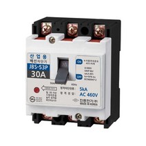 현대전기공구 진흥전기 배선용차단기 3P 30A 5KA NFB JBS-53P, 1개