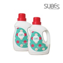슈베스 고농축 유아세탁세제 용기 1700ml, 2개