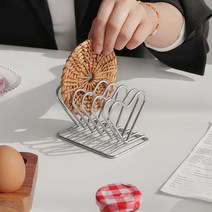 하트 스텐 멀티 랙 2size 와플 토스트 엽서 컵받침 접시 다용도 꽂이 거치대