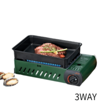 [인기] 코베아 3WAY 빈티지 비비큐 가스그릴(M), KGG-0904ET