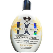 셀프 태닝 테너 블랙 초콜릿 더블 다크 코코넛 크림 400x 13.5oz, 13.5fl oz(1팩)