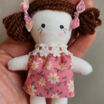 걱정인형 만들기 diy 키트, 분홍