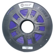 CCTREE ABS 필라멘트 1KG/롤 직경 1.75mm 거품 없음 고강도 FDM 3D 프린터 소재 17 색, 08 보라색