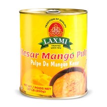 Laxmi All-Natural Kesar Canned Mango Pulp - 850gm, 1