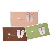 파파스 강아지 미끄럼방지매트 애견 고양이 펫 매트 슬개골탈구 논슬립 패드, 타일카페트45*45(클로버 브라운)