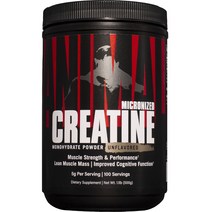 유니버셜뉴트리션 애니멀 마이크로나이즈드 크레아틴 무맛, 500g, 1개