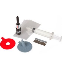 유리복원제 스티커, 유리 수리 세트