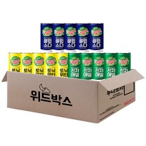[위드박스] 캐나다 드라이 250ml 15개(토닉워터5+진저에일5+클럽소다5), 15개