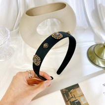 [뮤니]고퀄리티 보석 큐빅 연예인 제니 명품 샤 머리띠 헤어밴드