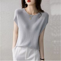 여성 니트 티셔츠