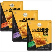 [3종세트] CJ 고메 소바바 치킨 소이허니 순살+윙+봉, 1세트, 300g