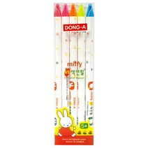 동아 미피 슬림 색연필 5색 세트/2mm/미술 준비물