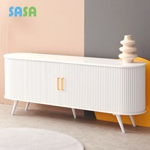 사사 사사가구 클라라 1800 슬라이딩 원목 거실장 (사선다리), 월넛그린