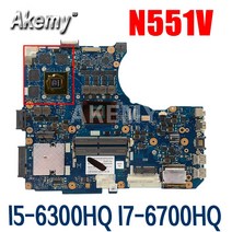 N551VW 노트북 마더 보드 GTX960M I5-6300HQ ASUS G551V FX551V 메인, 02 V2GB I7-6700HQ