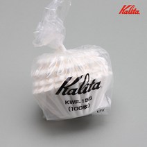 칼리타 웨이브 여과지 커피필터 화이트 100매 (155WH), 단품