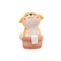 ROOGO 루고 작은 여우 미니어처 목욕탕