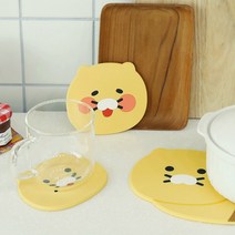 카카오프렌즈 춘식이 코스터 세트 2P 1세트 티코스터 컵받침, 단품