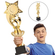 어린이 트로피 상 크리에이티브 스포츠 미니 성과 게임 시상식 모양 연예인, 01 Golden