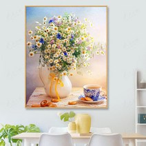 리앤킴 5D DIY 보석 십자수 데이지 MA2294, 데이지(액자미포함)