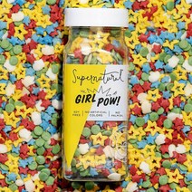수퍼네츄럴 Supernatural 레인보우 걸 포우 콘페티 스프링클스 슈가 설탕 쿠킹 베이킹 장식용 70g