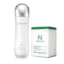 코리아나 발효화이트닝 토너 150ml+화장솜 50매