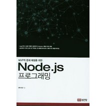 MVP적 문제 해결을 위한 Node.js 프로그래밍, 성안당