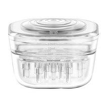 GHSHOP 에센셜 오일 헤어 오일에 재사용 가능한 두피 도포기 빗 롤링 볼, 하얀색, 5cmx5cmx4cm, PP, 1개