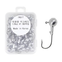 이누잇 지그헤드 대용량 벌크 60개입 IN-9500, 1/8oz(2호)