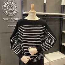 보니스팍스 NC02 스트라이프 가오리 니트 1 A48KP250