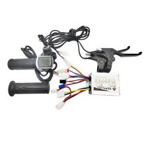 전기자전거 전동킥보드 컨트롤러 24V 36V 48V 250W 350W 500W 스로틀 브레이크 키트, 36V 350W