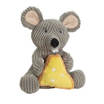 패치워크펫 도그 토이 강아지용 봉제장난감 25.4cm, 1개, Colby The Mouse