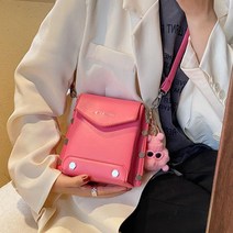 플랩 사각형 숄더 가방 트렌드 크로스백 펜던트 휴대 전화 메신저 가방