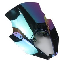 오토바이바람막이 윈드실드 가와사키 닌자 650 EX650 ER6F 2020 2021 202, iridium
