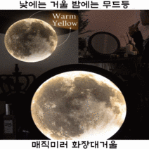 매직미러 낮에는 거울 밤에는 무드등 조명 화장대거울