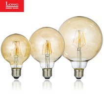 코스모스전기 롱LED 에디슨 볼구 볼램프 G80 G95 G125 LED 에디슨전구, 2번 에디슨 일반형 볼G95 4W