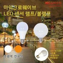 신체 움직임에 즉각 반응 마이크로웨이브 LED 센서 램프8W 볼램프 9W 센서전구, 없음, (추가상품) 원통 벽등 3등 (로즈골드)