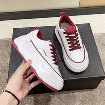여자 캐주얼 통굽 운동화 발편한 등산 키높이 데일리 수제 슈즈