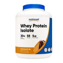 뉴트리코스트 웨이 프로틴 아이솔레이트 2.26kg 쵸코릿피넛버터 밀크쵸콜릿 모카 솔티드카라멜 딸기 무맛 바닐라, 1개