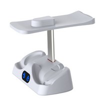 PS VR2 용 자기 흡수 충전 스탠드 핸들 홀더 안경 충전베이스 도킹 스테이션, 한개옵션1, 01 White