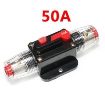 1260V DC AMP 회로 차단기 20A 30A 40A 50A 60A 80A 100A 자동차 인라인 교체 퓨즈 리셋 인버터 홀더 page 스타일 수리 어댑터, 아이보리
