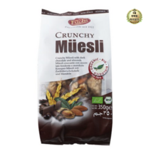 라이브잇 훅스 유기농 크런치 초콜릿 뮤즐리 시리얼, 350g, 4개