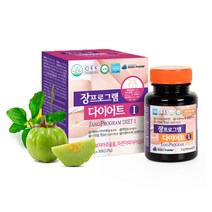 장 프로그램 다이어트 세트 차전자피 식이섬유 가르시니아 녹차추출물 카덴킨 알로에전잎 셀렌 아연 판토텐산, 실크피브로인 1개, 30포+60정